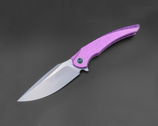 Складной нож Alatus2 M390 CrystalTi pink