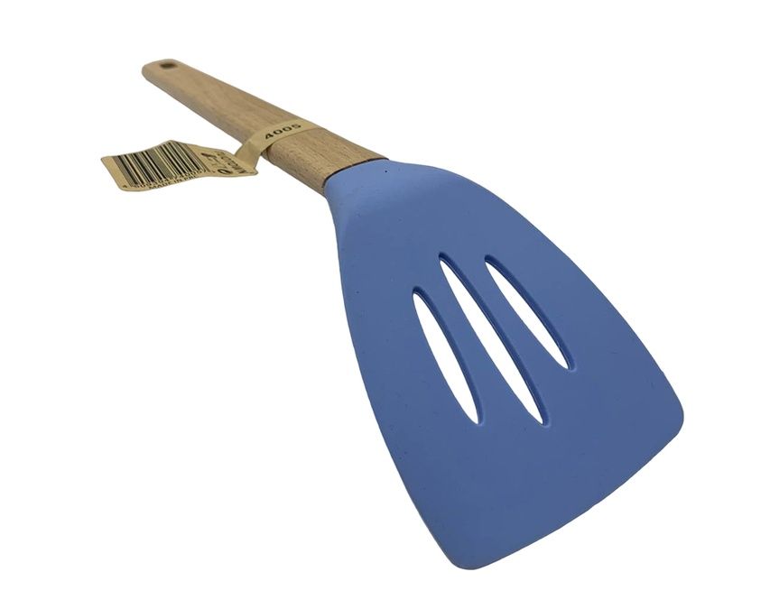 Лопатка кухонная с прорезями, цвет - синий 4005-BL