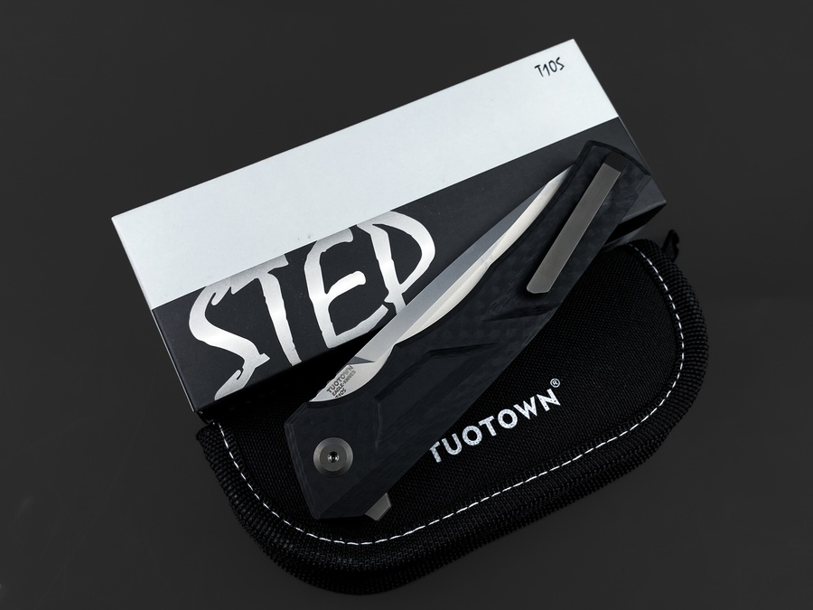 Складной нож Step T10S Carbon G10