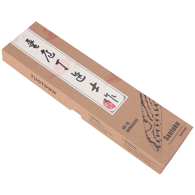 Кухонный нож Сантоку малый VG10/Damascus 615008