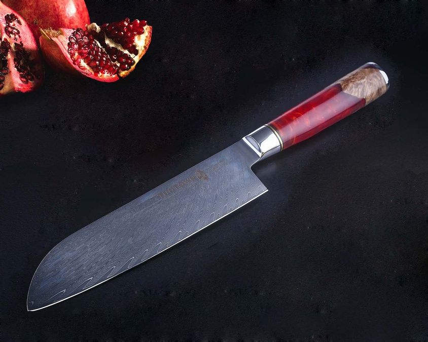 TWR-D6 дамасская сталь VG10