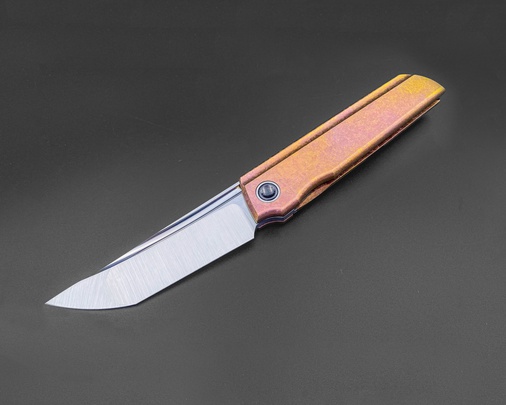 Складной нож Common M390 CrystalTi orange