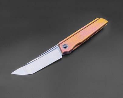 Складной нож Common M390 CrystalTi orange