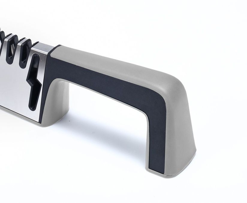 Ножеточка с разъемом для заточки ножниц S401-GR1, цвет серый