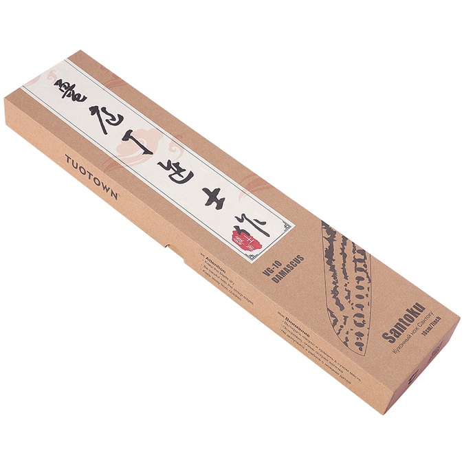 Кухонный нож Сантоку VG10/Damascus 617008