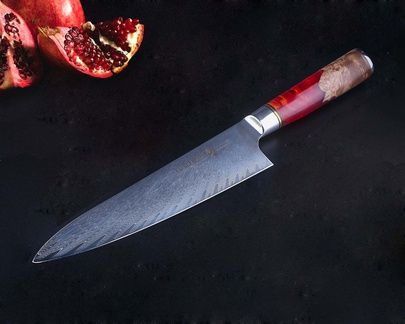 TWR-D7 дамасская сталь VG10