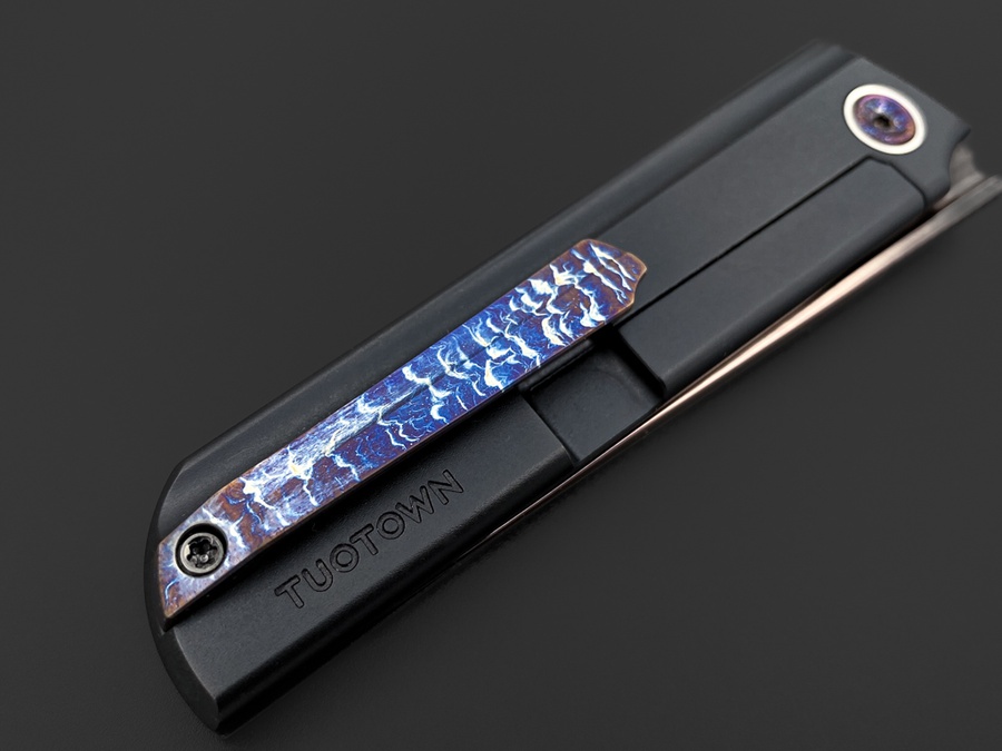 Складной нож Common VG10 Damascus Oxydized