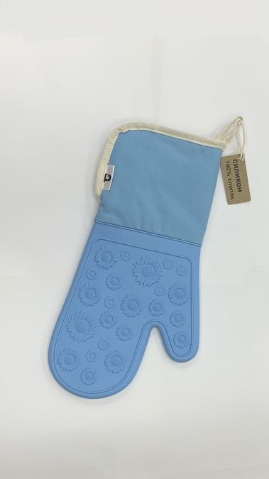 Прихватка кухонная, цвет - светло-синий T110B-8