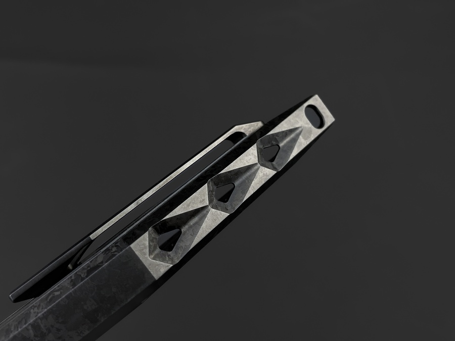 Складной нож Xenos Tmax DLC Crystal Ti