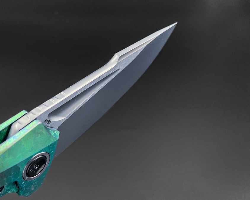 Складной нож Guerrero Green Crystal TI Jungle Wear Carbon