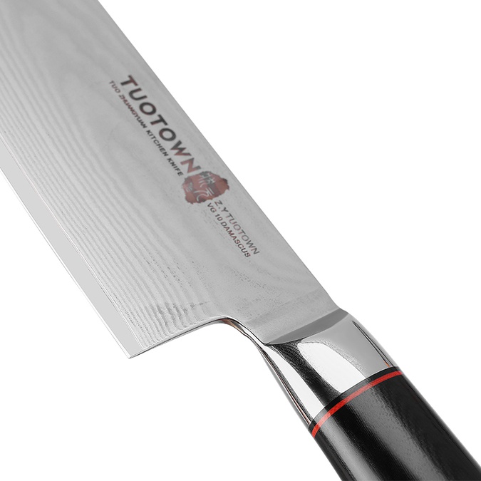 Кухонный нож Шеф Kiritsuke 218002, сталь VG10 DAMASCUS