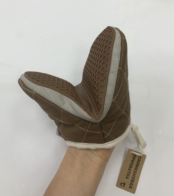 Прихватка кухонная, цвет - темно-коричневый T103-7