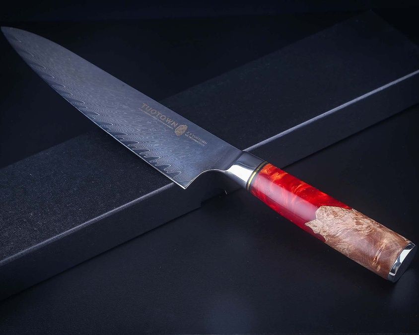 TWR-D7 дамасская сталь VG10