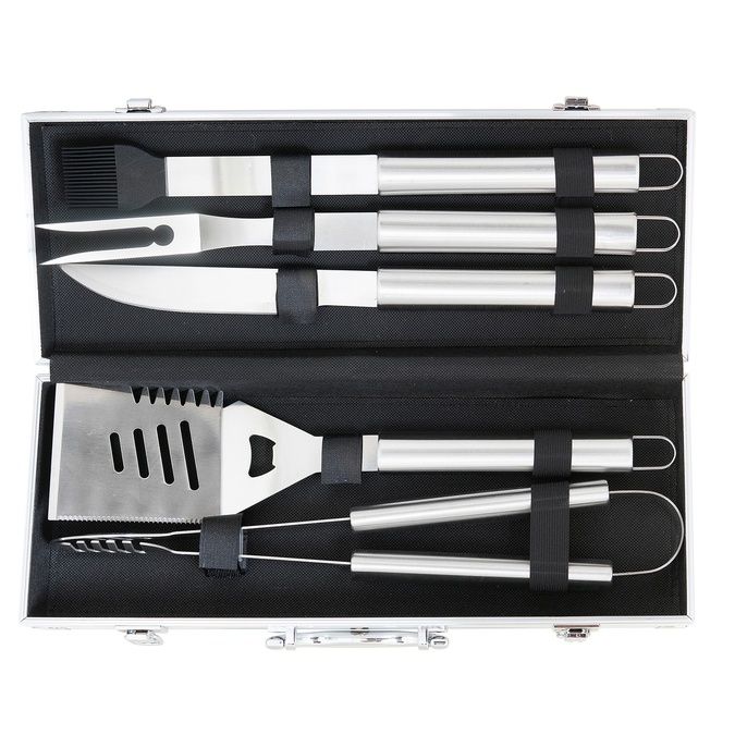 Набор инструментов для барбекю в кейсе, 5 предметов LX-5