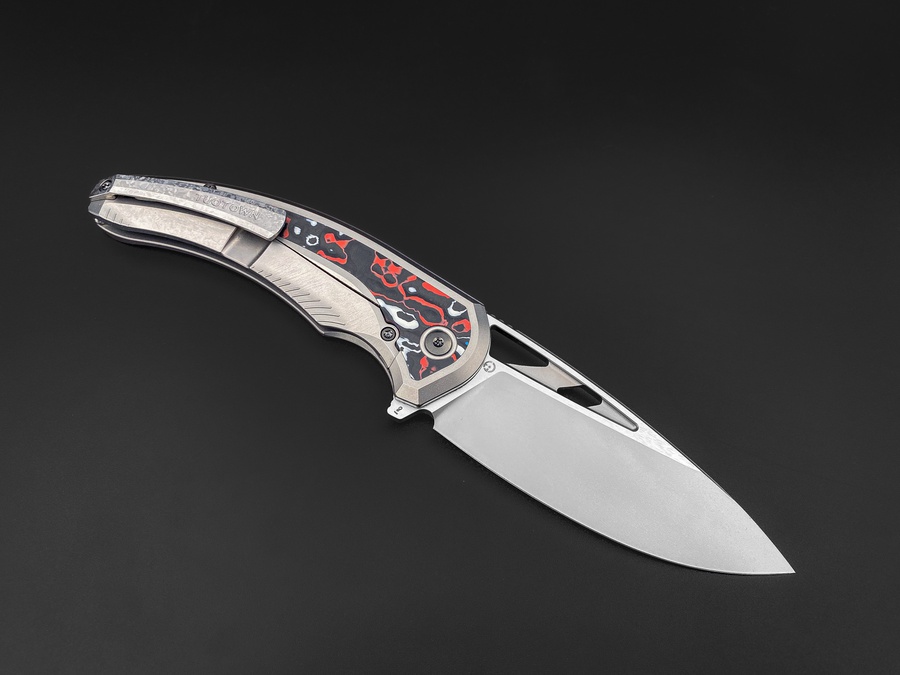 Складной нож Whale M390 Nebula Carbon
