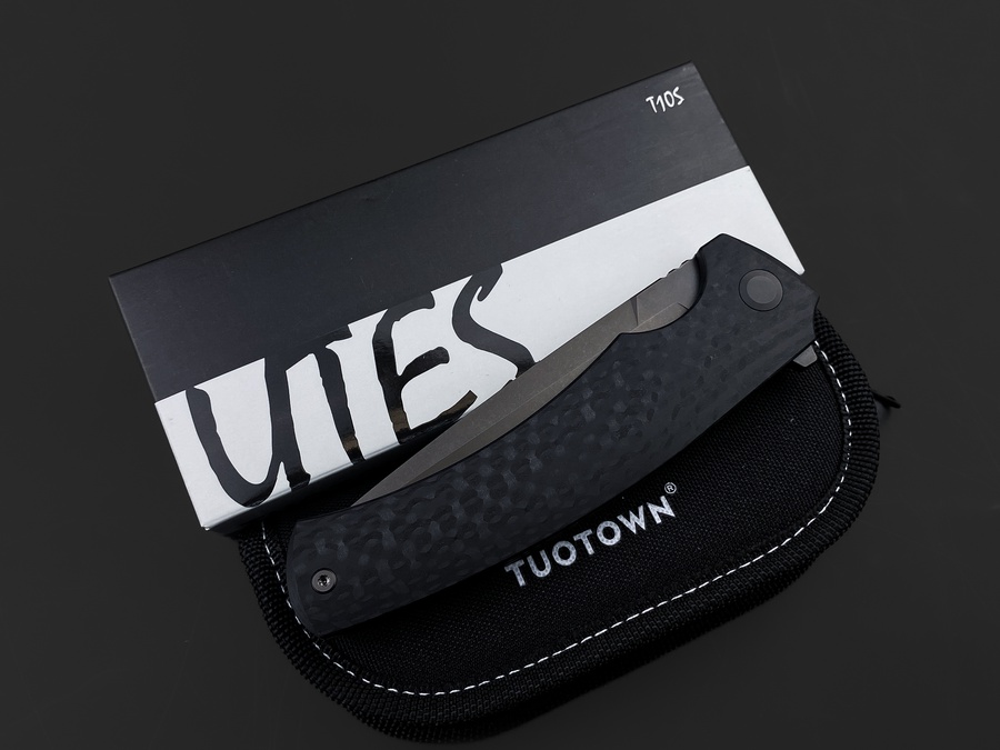 Складной нож Utes PVD T10S Carbon G10