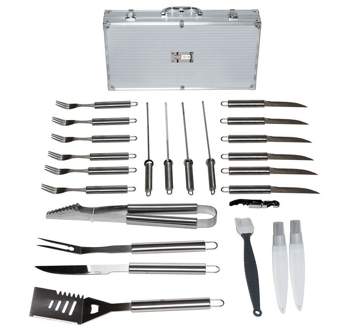 Набор инструментов для барбею в кейсе, 24 предмета LX-24