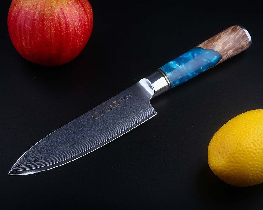 TWB-D5 G10 Нож дамасская сталь VG10