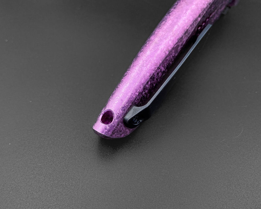 Складной нож Alatus2 M390 CrystalTi pink