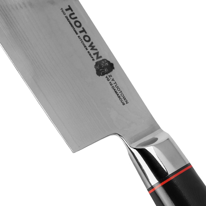 Шинковачный кухонный нож Цай Дао 217006, сталь VG10 DAMASCUS