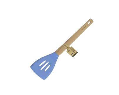 Лопатка кухонная с прорезями, цвет - синий 4005-BL