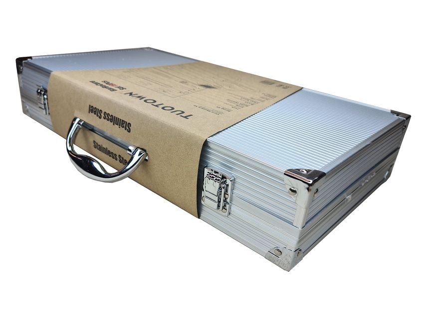 Набор инструментов для барбекю в кейсе, 19 предметов LX-19