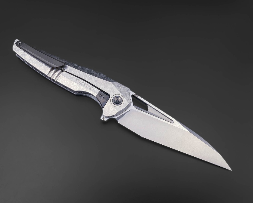 Складной нож Magpie M390 CrystalTi beadblast