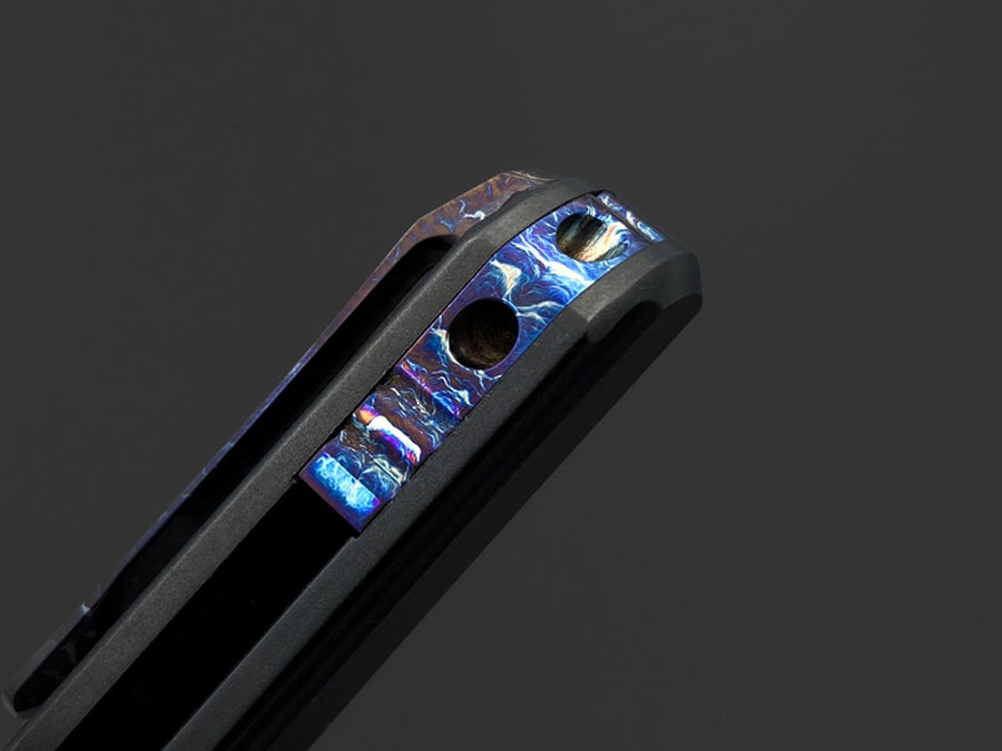 Складной нож Common VG10 Damascus Oxydized