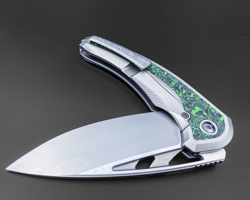 Складной нож Whale M390 Jungle Wear Carbon