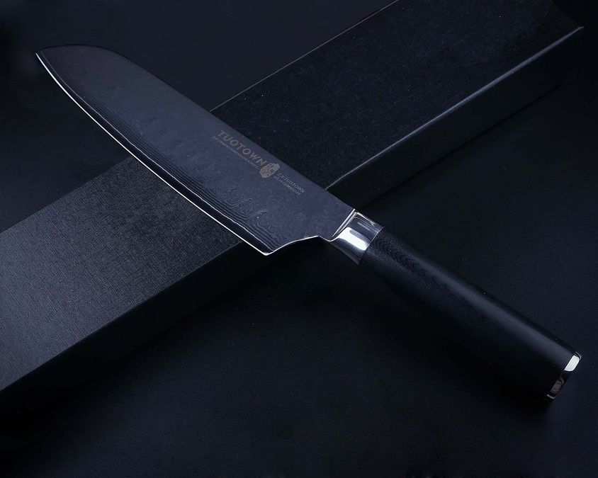 TG-D6 G10 Нож дамасская сталь VG10