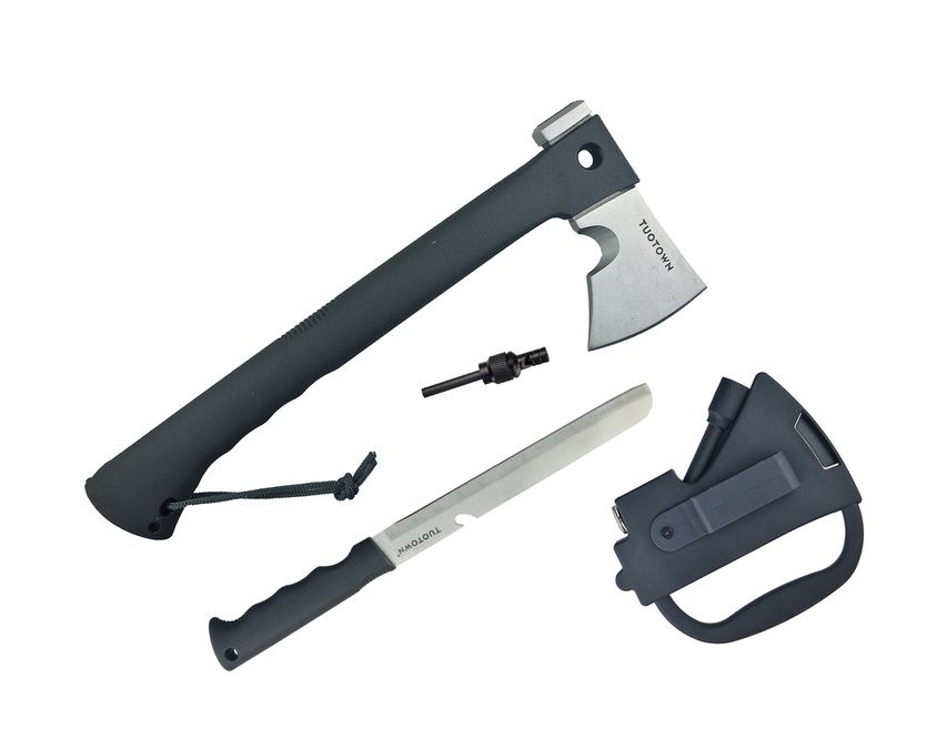 Туристический топор с ножом DF02