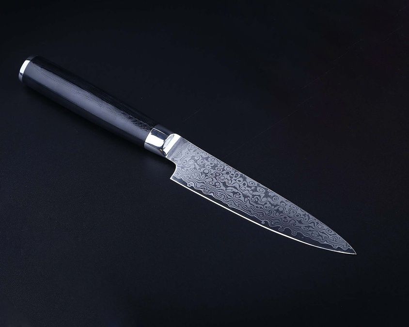 TG-D2 G10 Нож дамасская сталь VG10