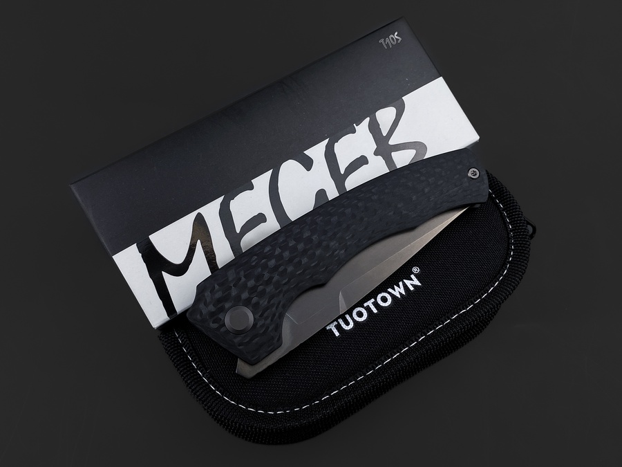 Складной нож Megeb PVD T10S Carbon G10
