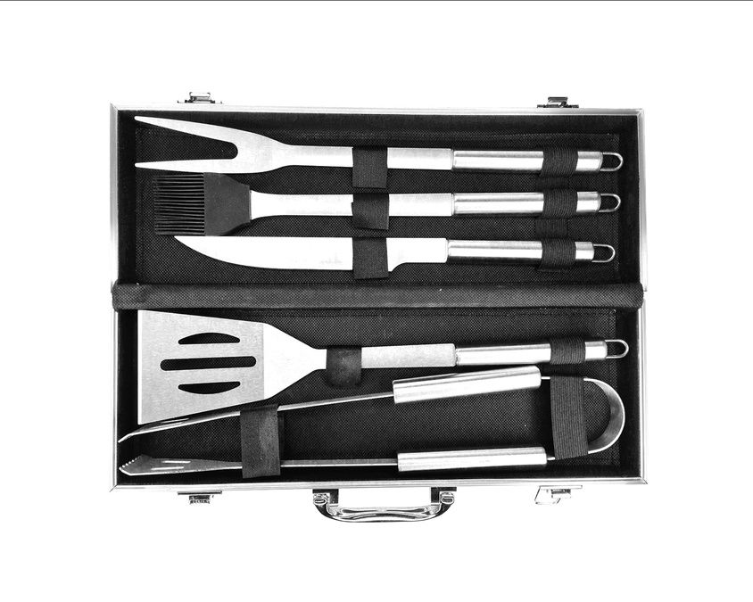Набор инструментов для барбекю в кейсе, 5 предметов BBQ5