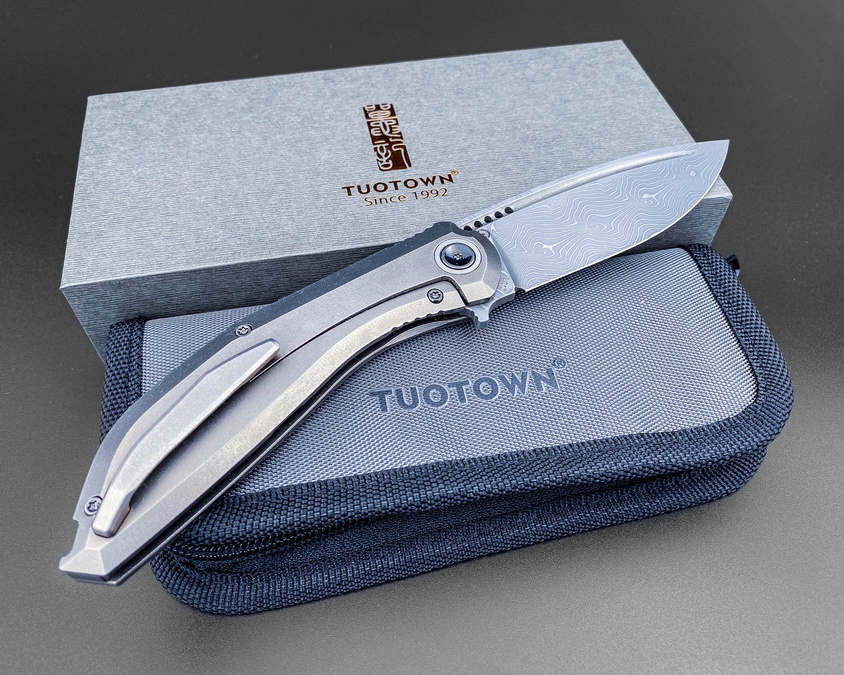 Складной нож Stinger Damascus VG-10