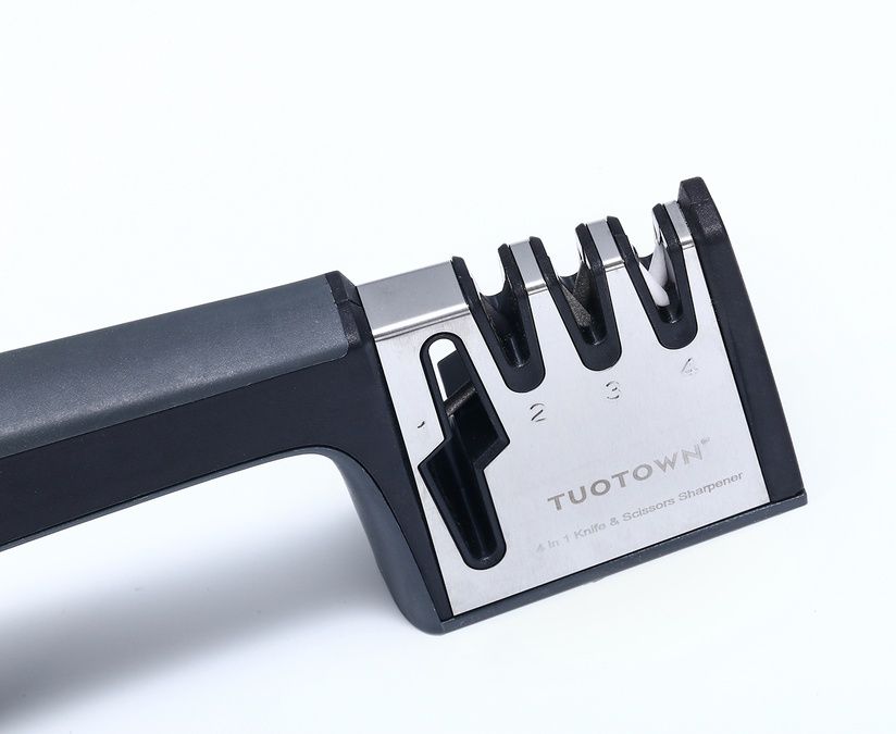 Ножеточка с разъемом для заточки ножниц S401-GR2, цвет темно-серый