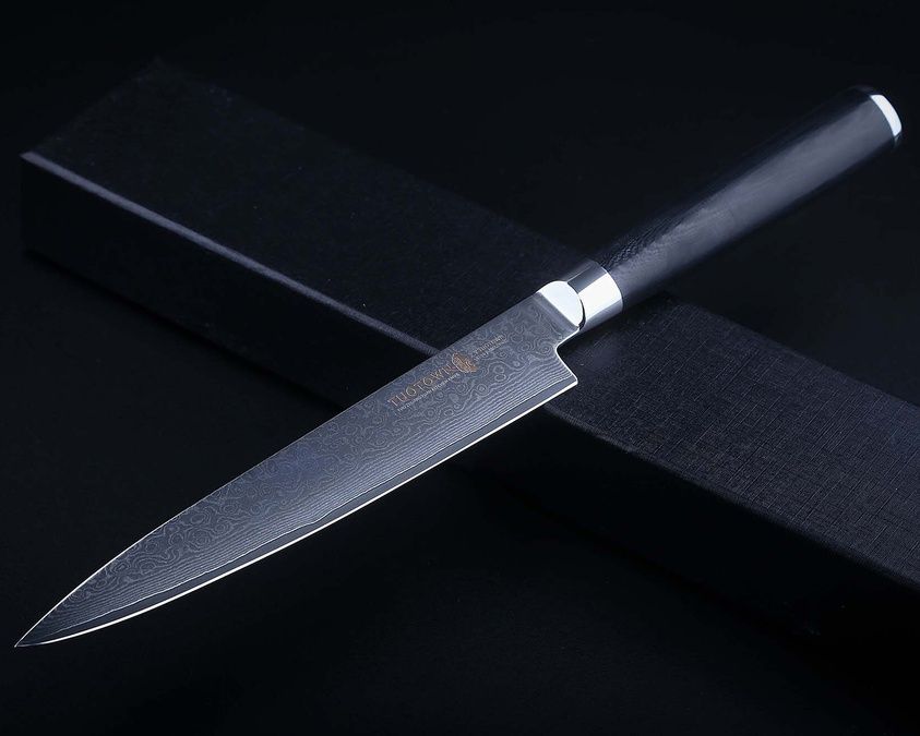 TG-D3 G10 Нож дамасская сталь VG10