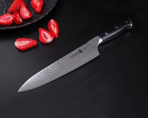 Шеф кухонный нож VG10/DAMASCUS 618001