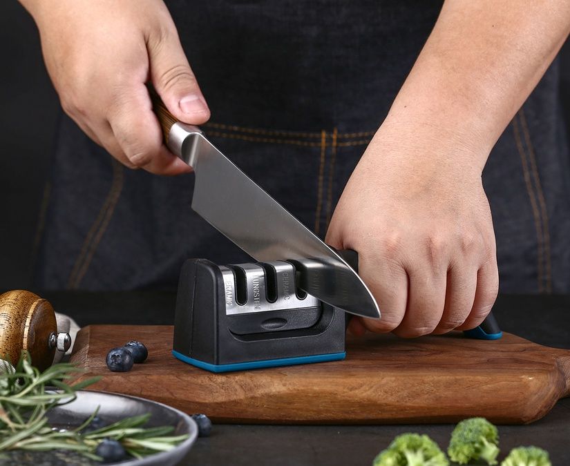 Ножеточка S301-BL, цвет синий