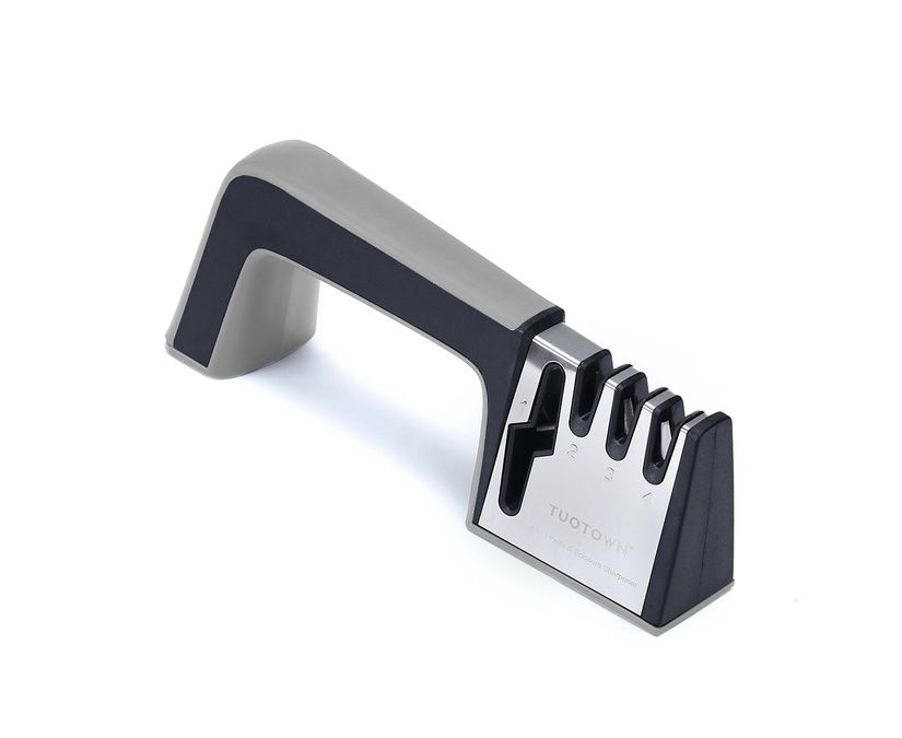 Ножеточка с разъемом для заточки ножниц S401-GR1, цвет серый