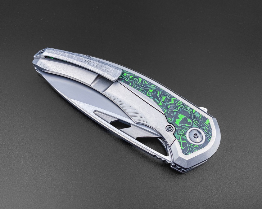 Складной нож Whale M390 Jungle Wear Carbon