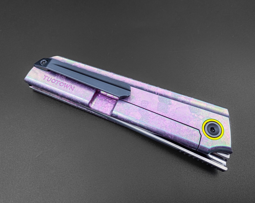 Складной нож Common M390 CrystalTi pink