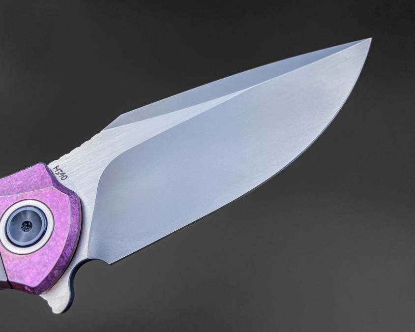 Складной нож Alatus2 M390 CrystalTi pink