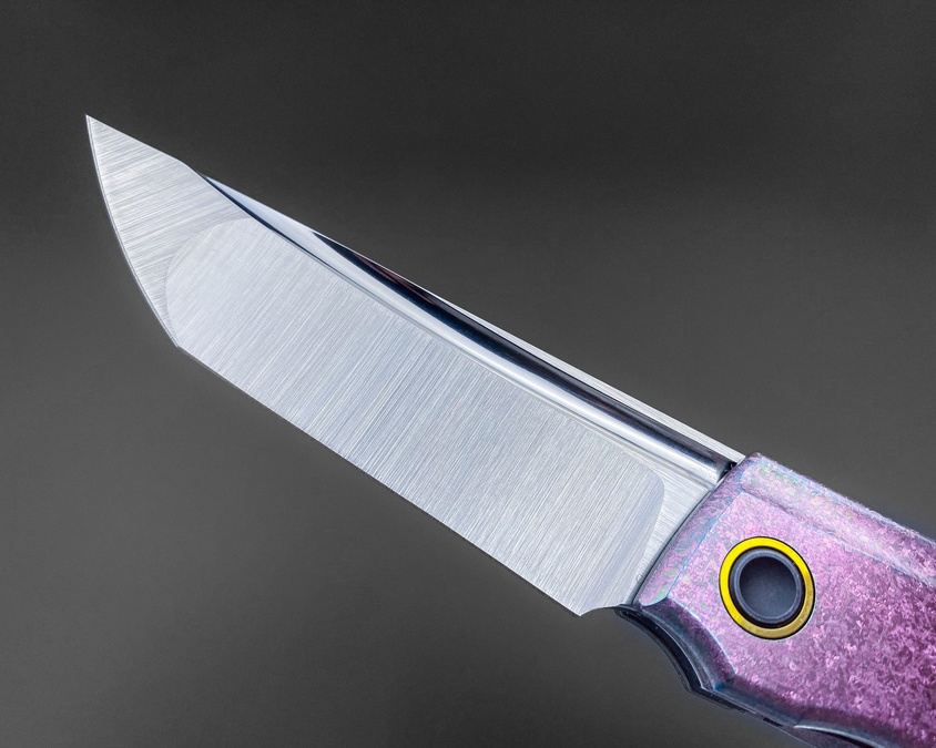 Складной нож Common M390 CrystalTi pink