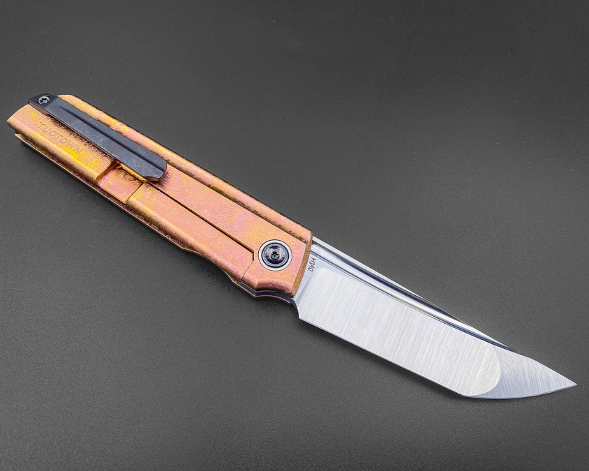 Складной нож Common M390 CrystalTi orange
