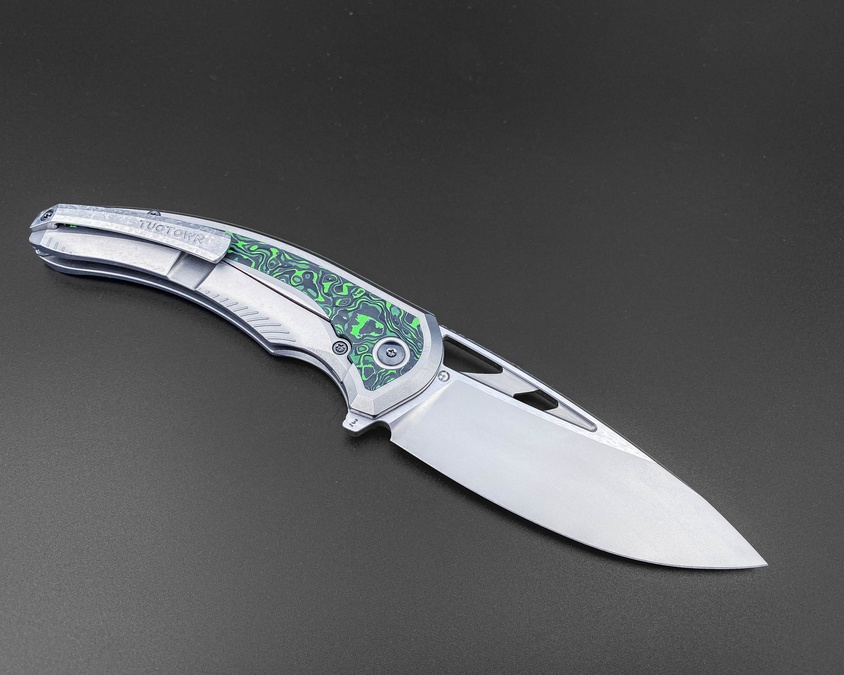 Складной нож Whale M390 Jungle Wear Carbon