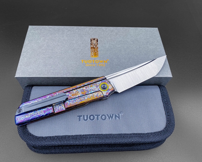 Складной нож Common M390 Flamed Titanium