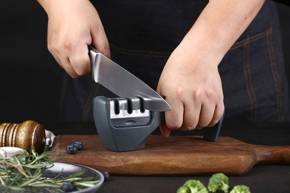 Точилка для ножей S302-GR2, цвет темно-серый