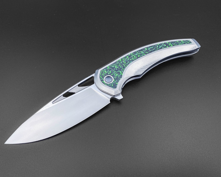 Складной нож Whale M390 Jungle Wear Carbon