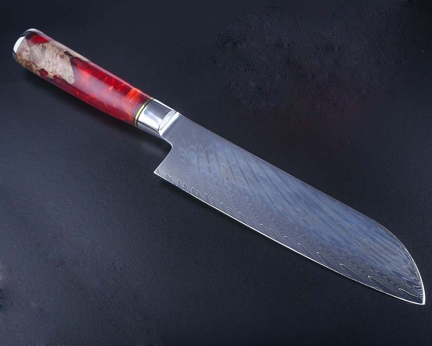 TWR-D6 дамасская сталь VG10